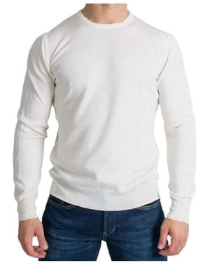 Gran Sasso Crew Neck Jumper - White
