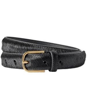 TOTEME Totême Brushed Buckle Fastened Belt - White