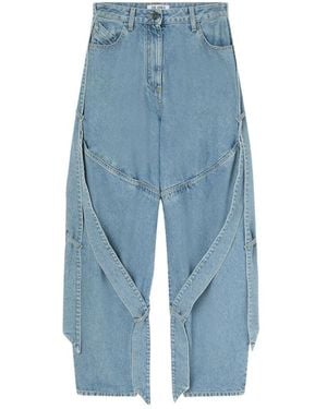 The Attico Sky Long Pant - Blue