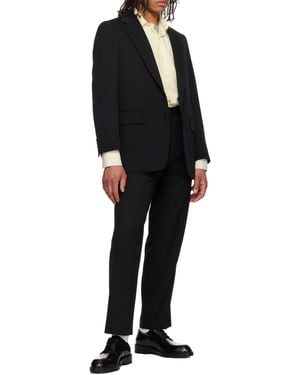 AURALEE Wool Gabardine Blazer - Black