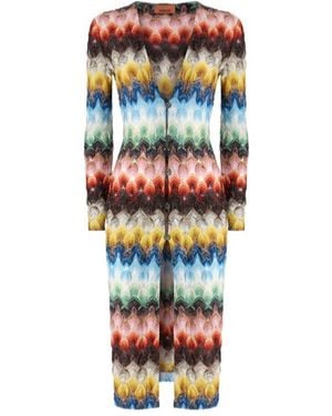 Missoni Long Lace Cardigan - White