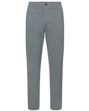 Ecoalf Ethiwin Belt-Loop Straight-Leg Trousers - Grey