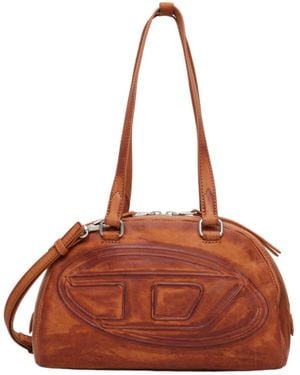 DIESEL 1Dr Dome Soft Shoulder Bag - Brown