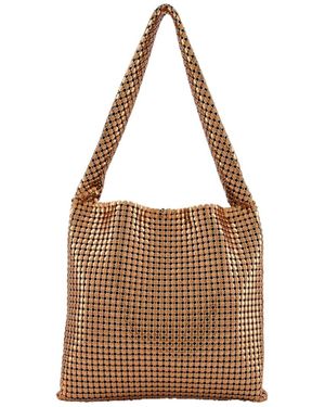 Rabanne Pixel Chainmail Tote Bag - Brown