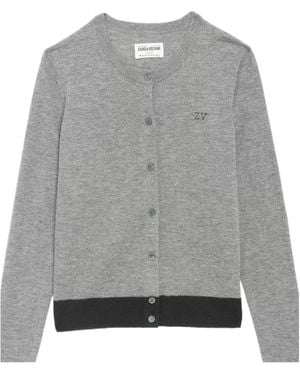 Zadig & Voltaire Missya Cardigan - Gray