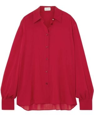 Magda Butrym Long-Sleeved Shirt - Red