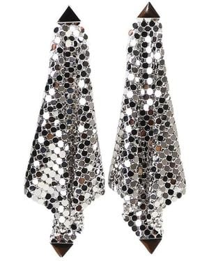 Rabanne Charm Earrings - White