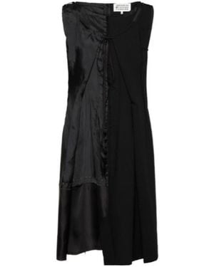 Maison Margiela Sleeveless Asymmetric Midi Dress - Black