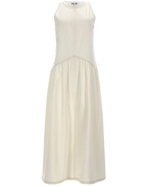 Baum und Pferdgarten Sleeveless Gathered Dress - White