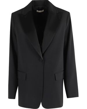 Antonelli Single-Breasted Blazer - Black