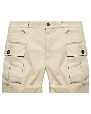 DSquared² Multi-Pocket Shorts - Natural