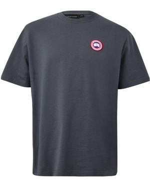 Canada Goose Short Sleeve T Shirt - Blue