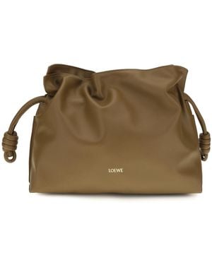 Loewe Flamenco Medium Shoulder Bag - Green