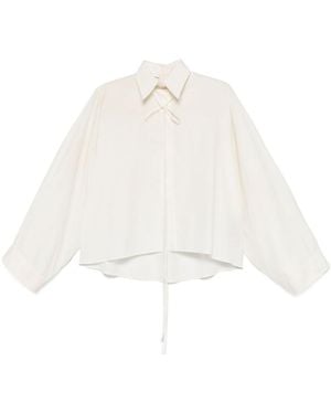 MM6 by Maison Margiela Long-Sleeved Shirt - White