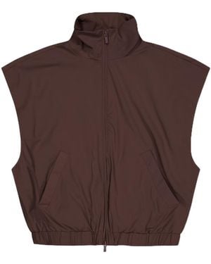 Fear Of God Zipper Vest - Brown