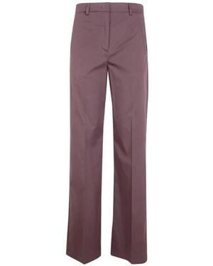 Blugirl Blumarine Straight-Leg Tailored Pants - Purple