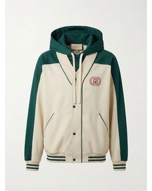 Gucci Zipper Casual Jacket - Green