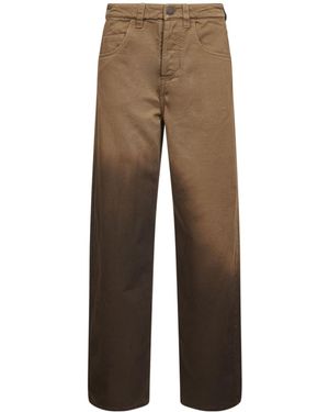 Uma Wang Belt Loops Jeans - Brown