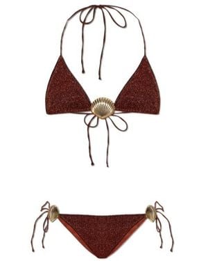 Oséree Tie-Side Bikini - Red