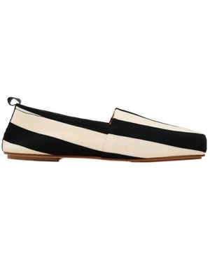 Jacquemus The Carré Striped Espadrilles - Black