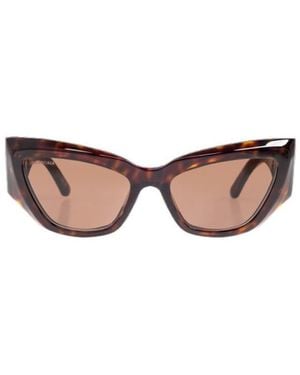 Balenciaga Eyewear Butterfly Frame Sunglasses - Pink