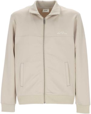 Les Deux Zip-Up Track Jacket - Natural