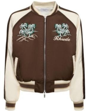 Rhude Long-Sleeved Jacket - Brown