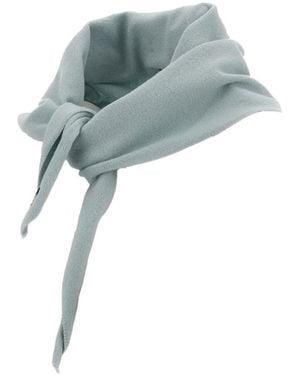 Extreme Cashmere Triangle Headscarf - Blue