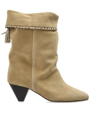 Isabel Marant Dalby Tassel Detailed Boots - Green