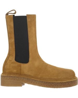 Bottega Veneta Haddock Suede Chelsea Boots - Brown