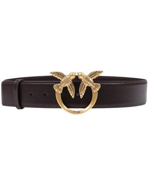 Pinko Lovebird Belt - White