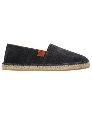 Etro Arnica Round-Toe Espadrilles - Blue