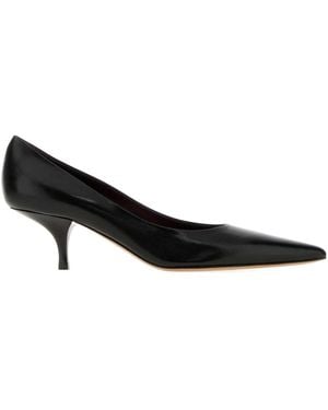 The Row Lili Court Shoes Heels - Black