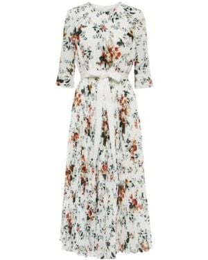 Erdem Isolde Floral Maxi Dress - White