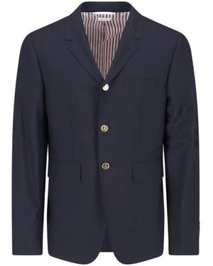 Thom Browne 4-Bar Tailored Blazer - Blue