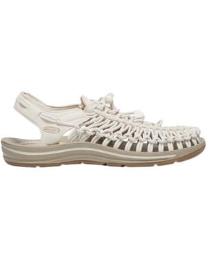 Keen Uneek Flat Sandals - White