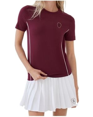 Brunello Cucinelli Logo-Detail Short-Sleeve T-Shirt - Red