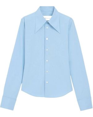 Ami Paris Ami Long Sleeve Buttoned Shirt - Blue