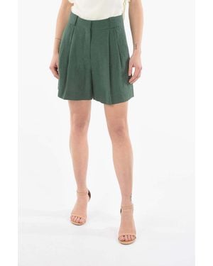 Blazé Milano Pleated Shorts - Green