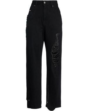 DIESEL Straight-Leg Jeans - Black