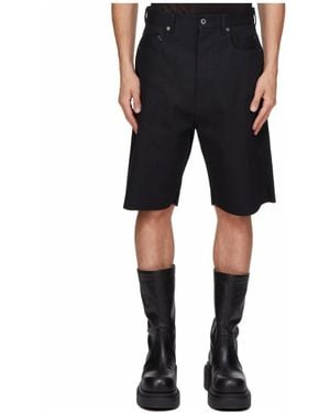 Rick Owens Geth Cutoffs Shorts - Black