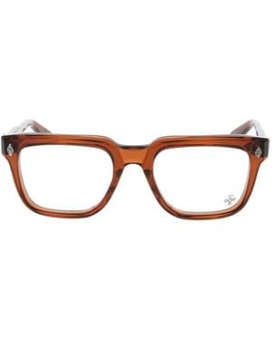 Chrome Hearts Full-Rimmed Plano Lenses - White