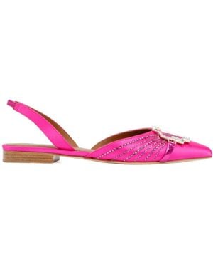 Malone Souliers Misha Embellished Flats - Pink