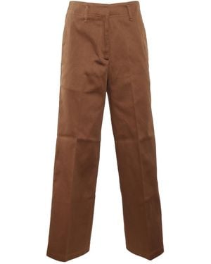 forte_forte Straight Overalls - Brown