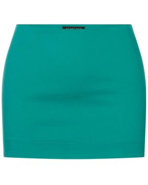 Gianluca Capannolo Zip-Fastening Mini Skirt - Green