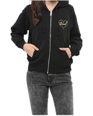 DIESEL Zipper Hoodie - Black