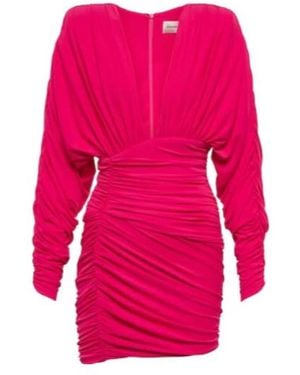 Alexandre Vauthier Ruched Minidress - Pink