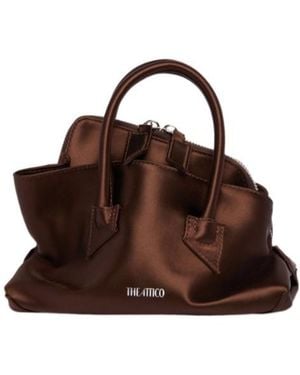 The Attico The La Passeggiata Mini Top Handle Bag - Brown