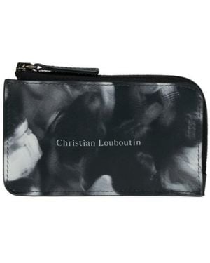 Christian Louboutin Zipped Card Holder - Black