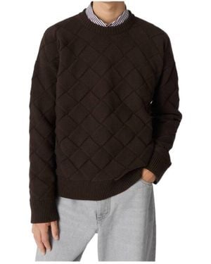 Bottega Veneta Intrecciato Wool Jumper - Black